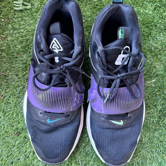 Nike Men’s Zoom Freak 3 Project Black Purple White Size 13 - Picture 2 of 11